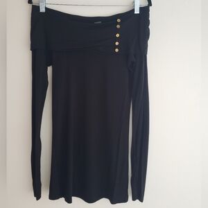 Armani Exchange Off the Shoulder Mini Dress